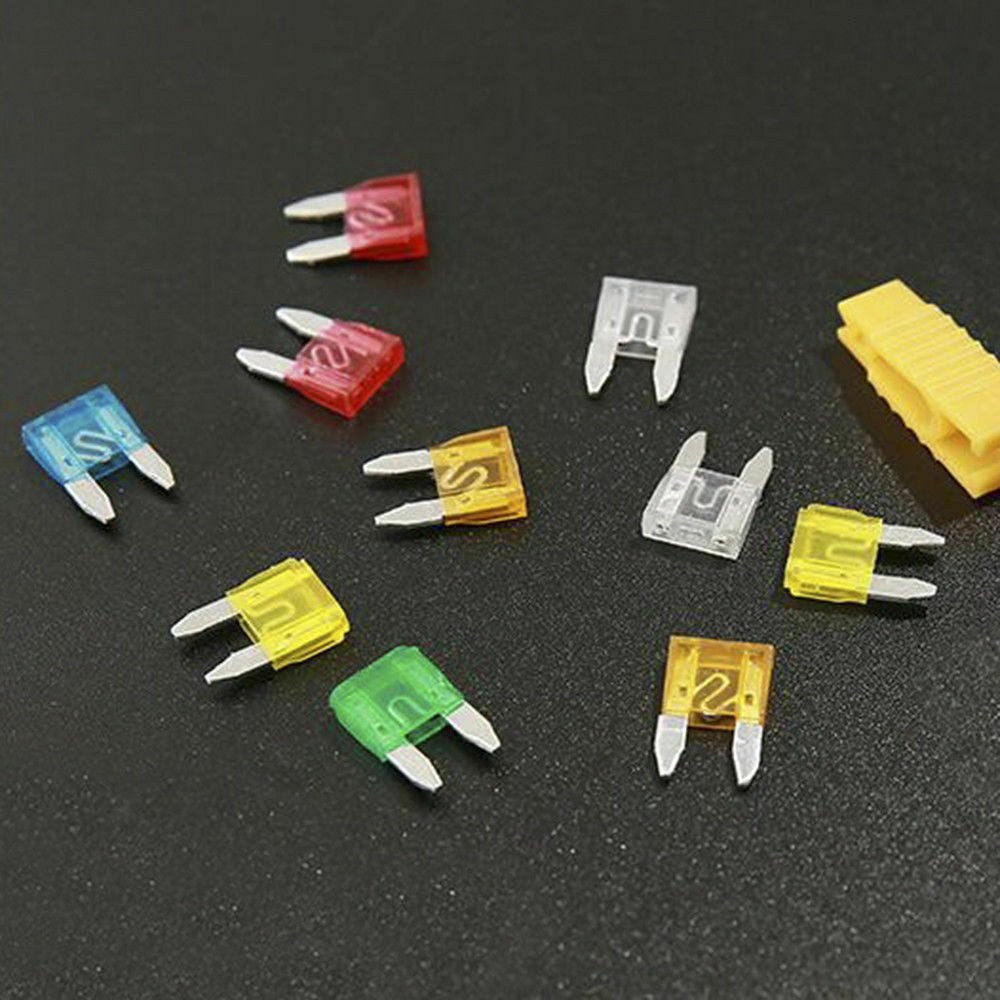 120pcs Mini Blade Fuse Assortment Set Auto Car Motorcycle SUV FUSES Kit CN37