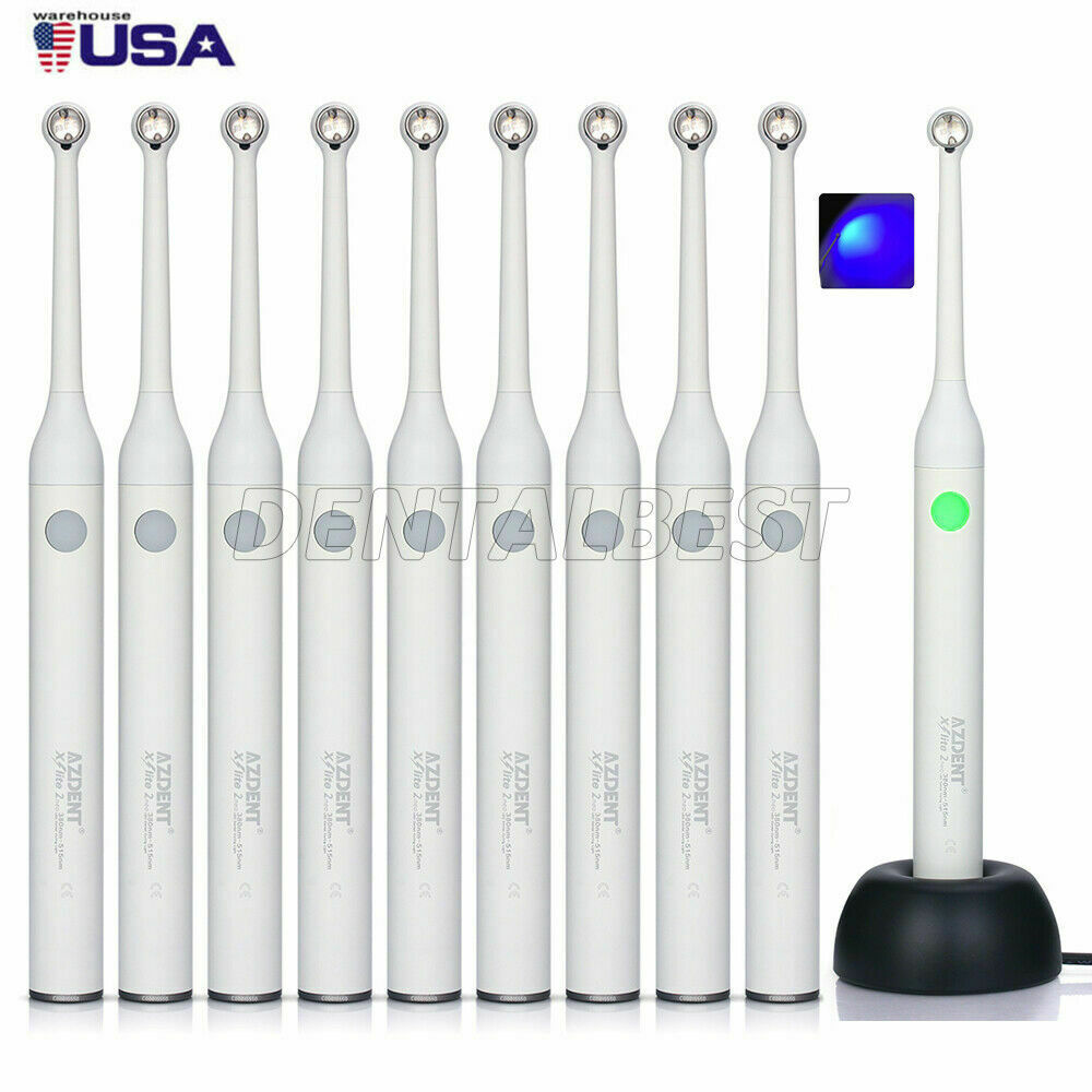 10PCS Denta X2 Curing Light 2300mW/cm² High Power l Broad Band LED UPS