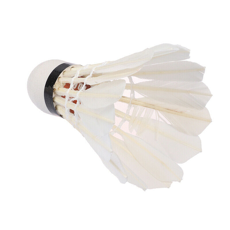 12Pcs/Lot Badminton Duck Feathers Badminton Ball Shuttlecock Sports AccessorBDA