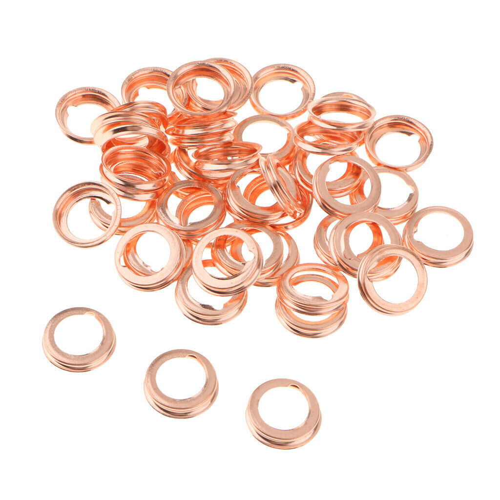 50PCS OIL DRAIN PLUG WASHER METAL SEALS (1026JA00A) For