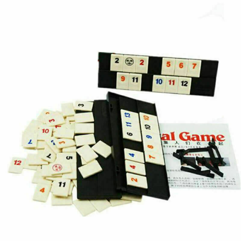 Portable Digital Board Game Israel Mahjong Rummikub 106 Tiles Family Travel