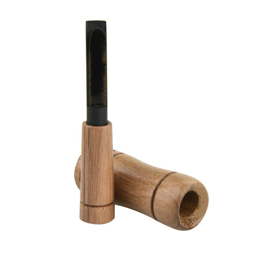 Wood Wooden Duck Call Whistle Goose Calls Game Hunting Outdoor Camping