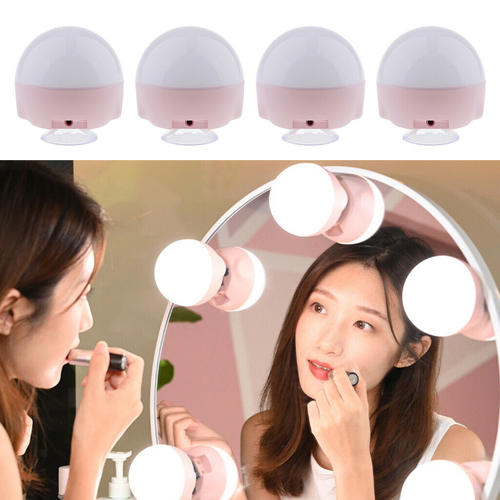 Lots 4 Dimmable Vanity Light Bulbs Lighting Led Lights for Bathroom Bedside