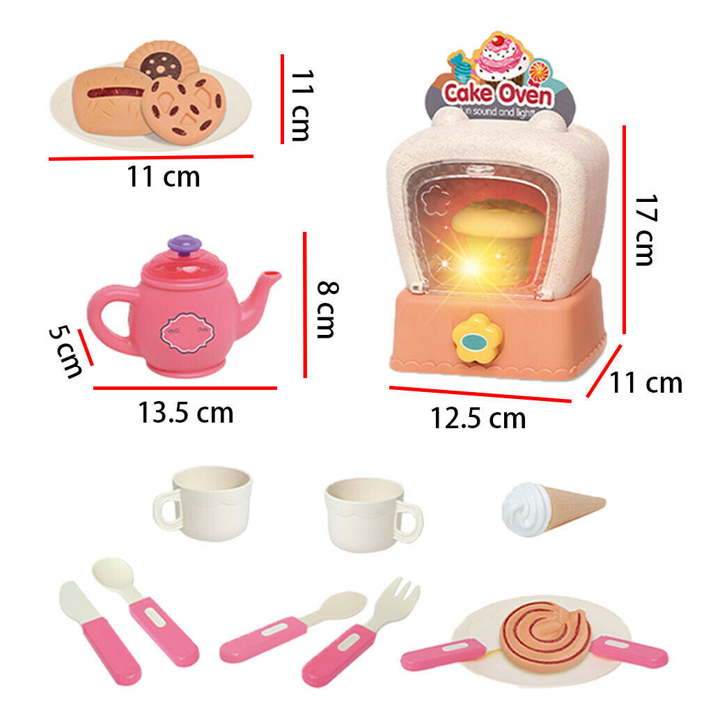 Electric Bread Maker Machine Play Food Baking Pretend Play Toys Play Set