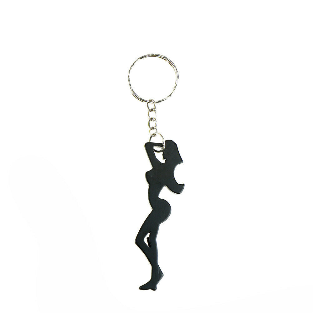 Sexy Beauty Shape Aluminum Alloy Bottle Opener Beer Keychain Portable Bar .l8