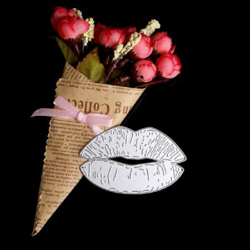 DIY Lips Metal Cutting Dies Stencil DIY Scrapbooking Embossing Album Paper Card
