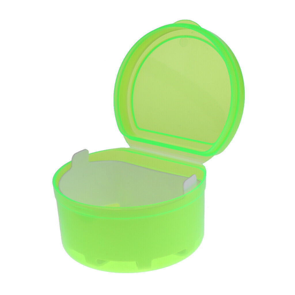 Orthodontic Denture Teeth Box Container Dental Holder Storage Case Green