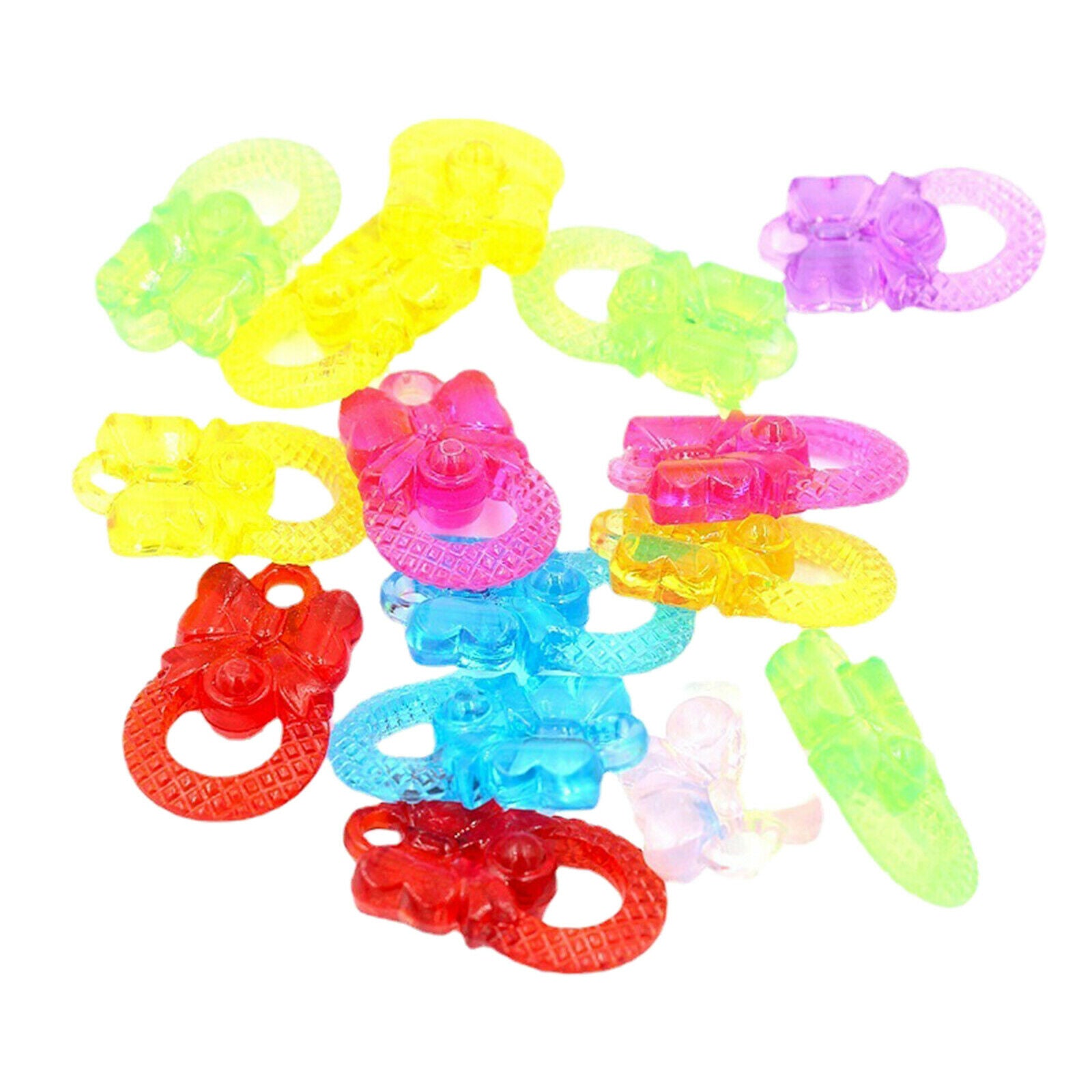 100x Plastic Butterfly Pendants Charms DIY Earrings Jewelry Making Decors