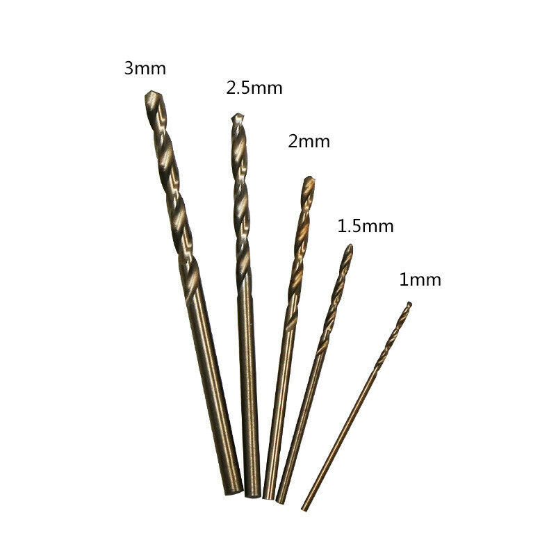 50 PCS HSS Mini Twist Drill Bits For Hard 1mm-3.0mm Drill Bit Tool