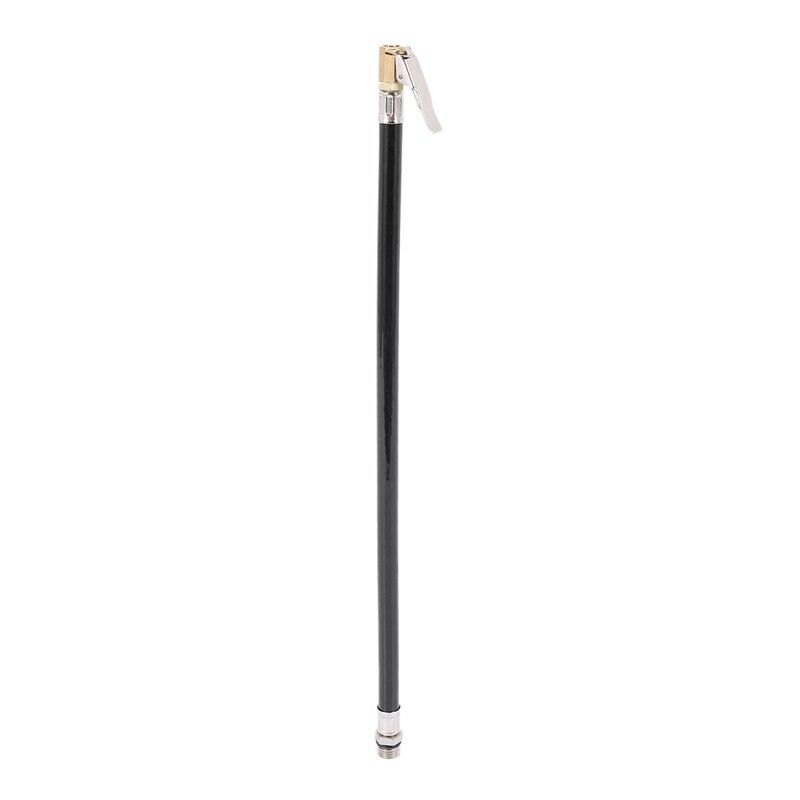 Car Truck 1/2" Male Thread Rubber Inflating Hose Air Tire Inflator 16.3" Q3U2U2