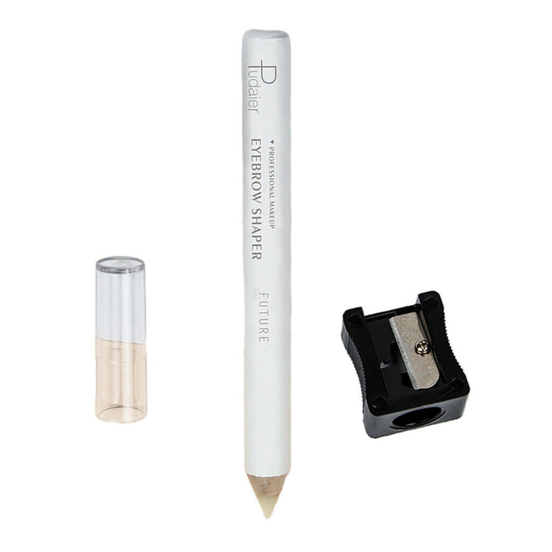 Sweatproof Eyebrow Pencil Brow Shaper Highlighter Pen w/ Pencil Sharpener