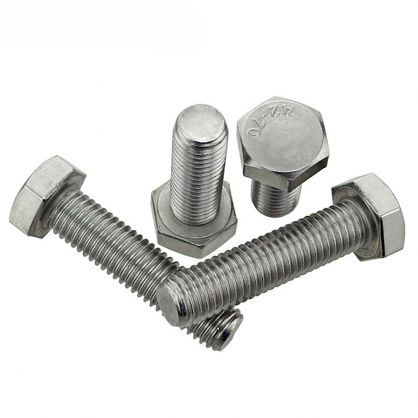 3/8-16*1-3/4" BSW Hex Tap Bolts Hexagon Set Screws/Bolts A2 304 Stainless Qty 1