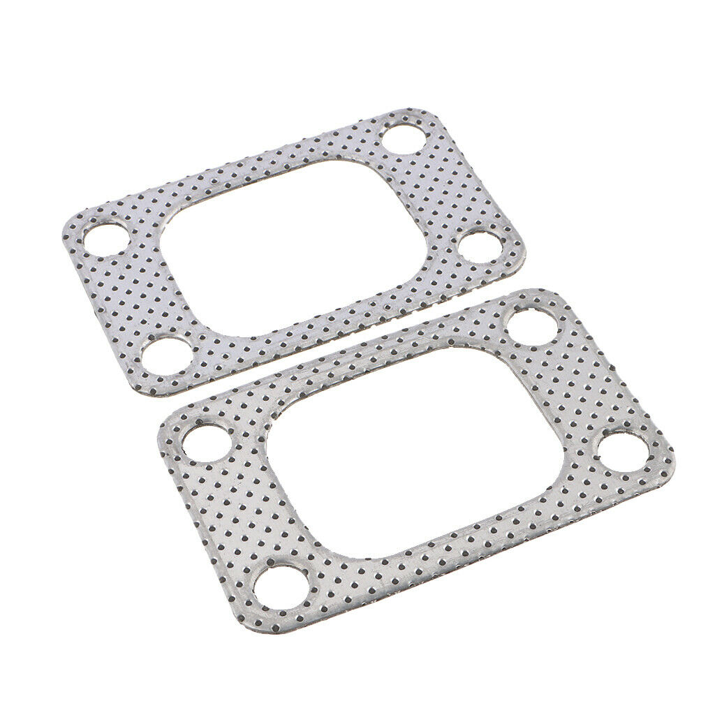 2Pcs Flange Gasket Universal For T3/T4 T35 T38 GT35  Manifold 4-