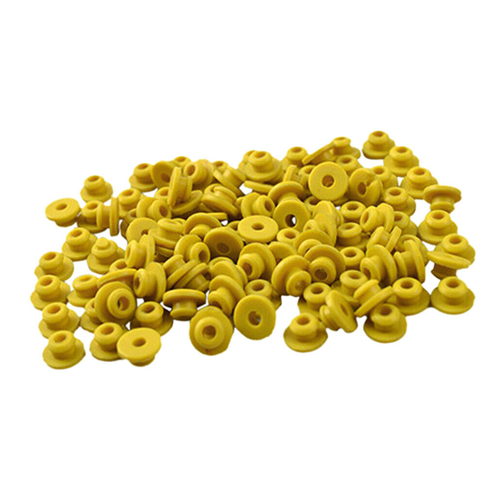 Tattoo Grommets/O Rings/Rubber Band/Cleaning Brush Tattoo Supply Kit Yellow