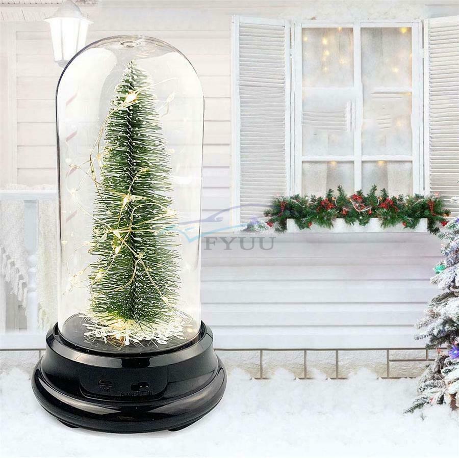1 Piece Plastic Polishing Christmas Gift Tree Decoration Lights With USB Cable