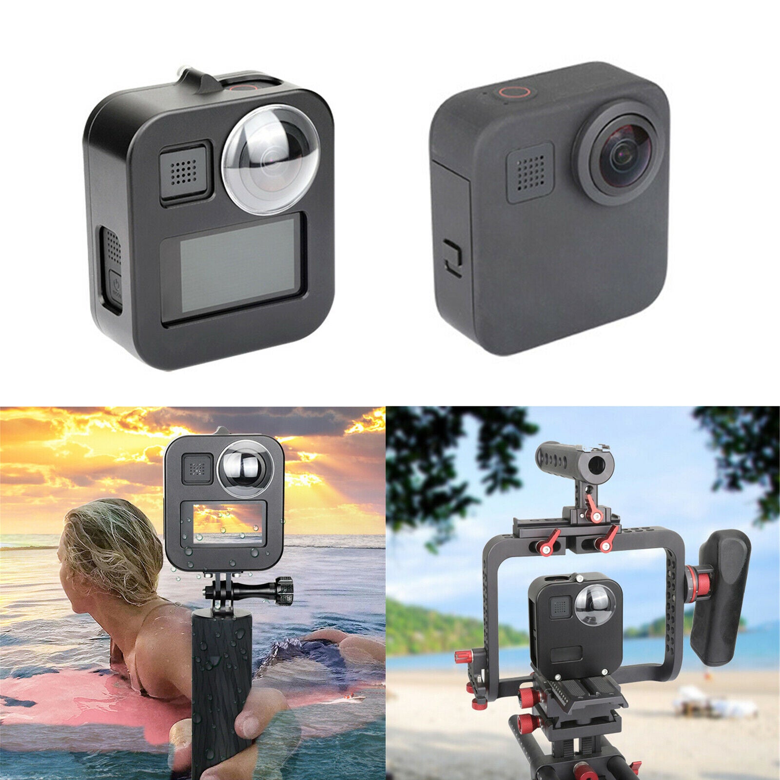 For GoPro Max Panoramic  Sports Camera Protective Housing Shell Cover Case Part
