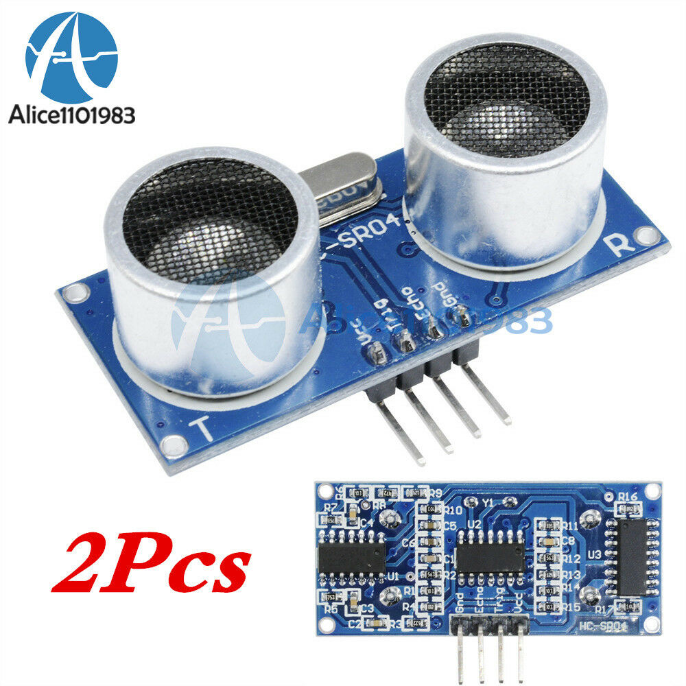 2PCS Ultrasonic Sensor Module HC-SR04 Distance Measuring Sensor for arduino SR04