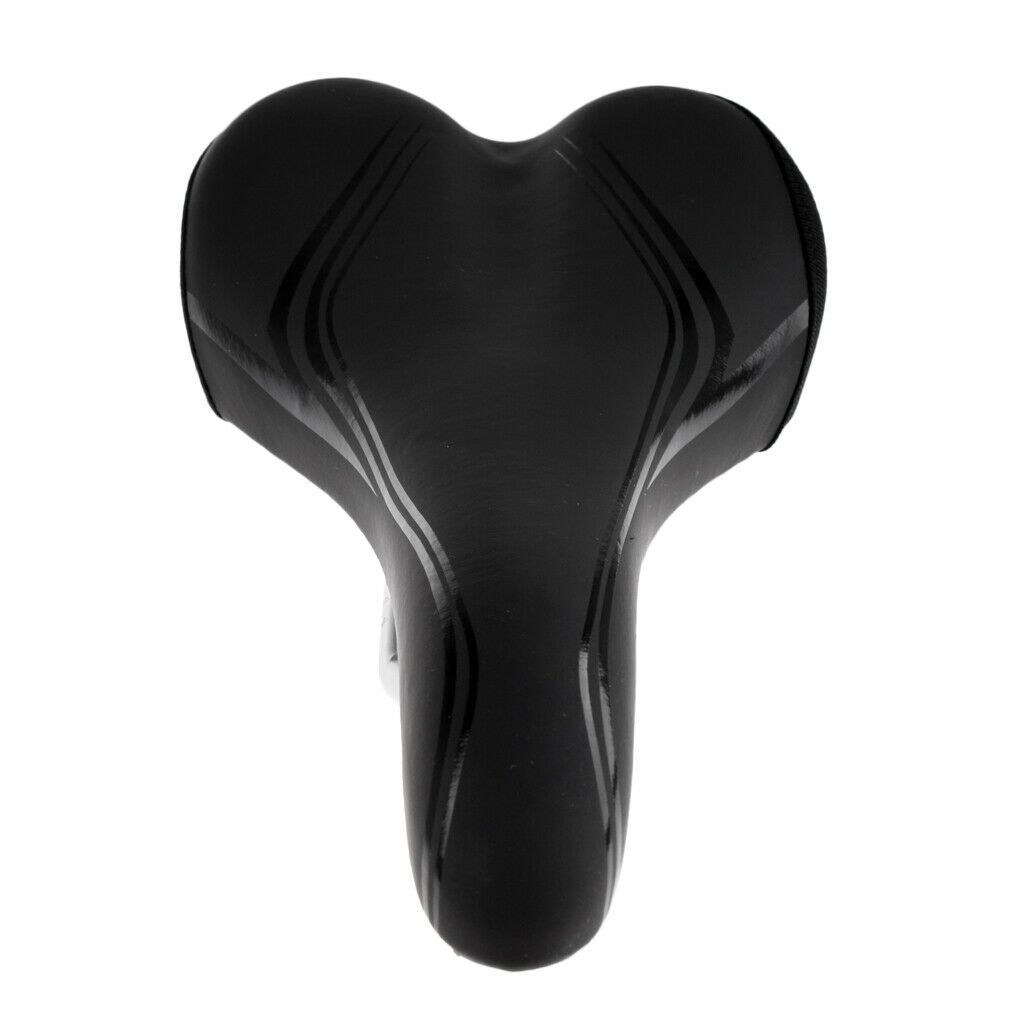 Mountain MTB Breatheable Saddle Curve Shape Bike Bicycle Seat Padded Cushion