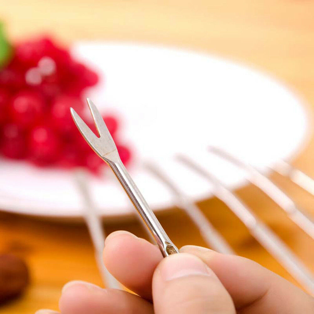 4x Stainless Steel Lobster Crab Needle Walnut Needle Fruit Fork Seafood To.l8