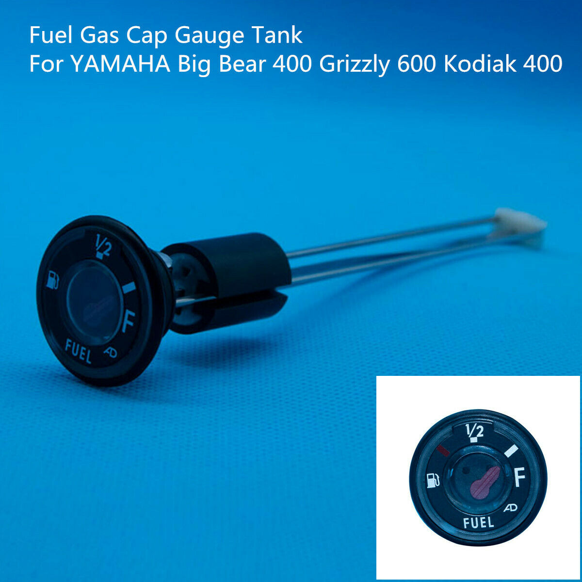 1Pcs Fuel Gas Cap Gauge Tank For Yamaha Big Bear 400 Grizzly 600 Kodiak 400