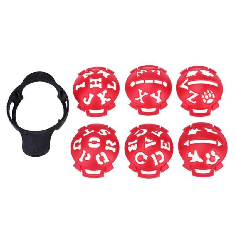 7Pcs/Set Golf Scriber Golf Ball Line Marker Alignment Template Draw Putting Tool