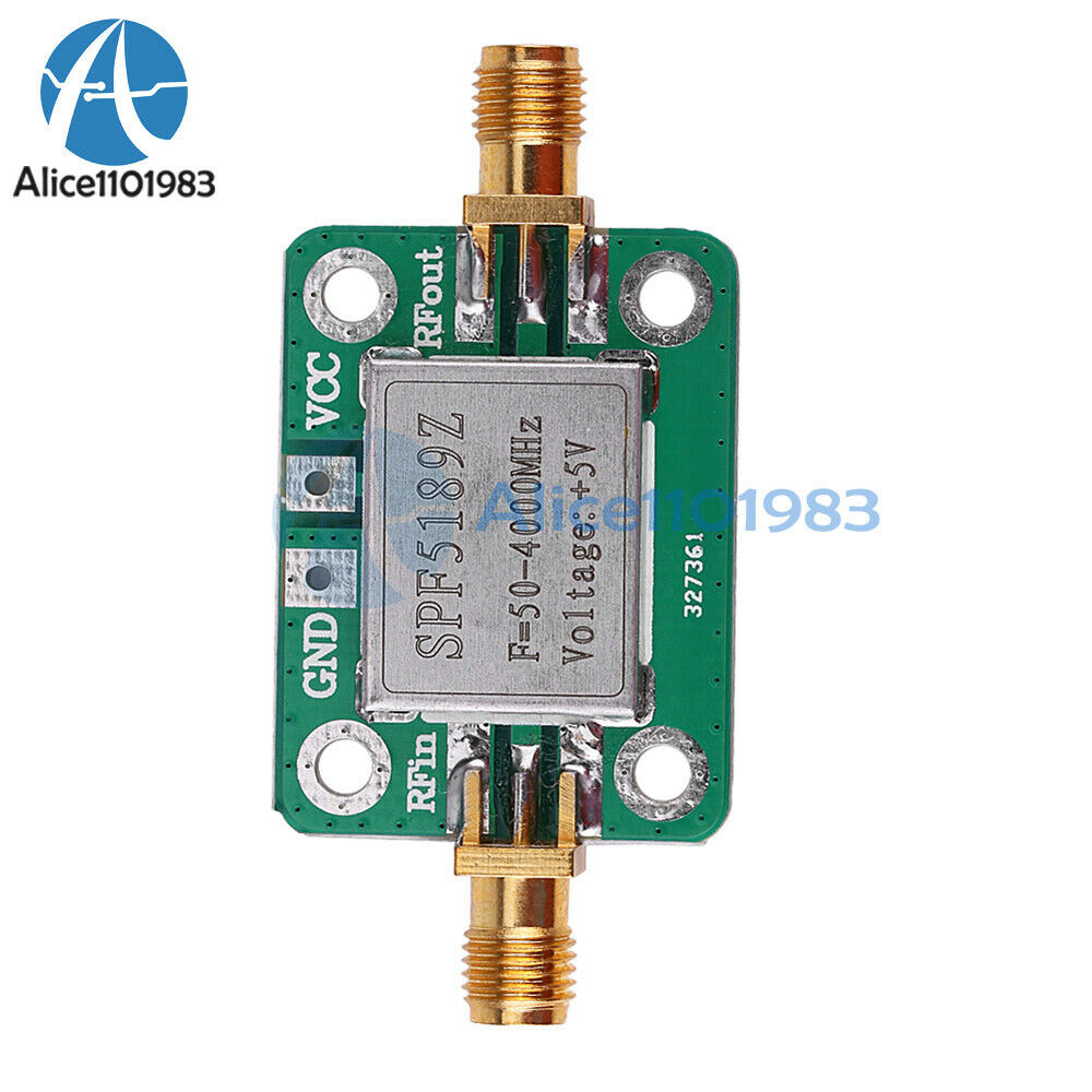 2PCS LNA 50-4000MHz RF Low Noise SPF5189 NF = 0.6dB Amplifier Signal Receiver