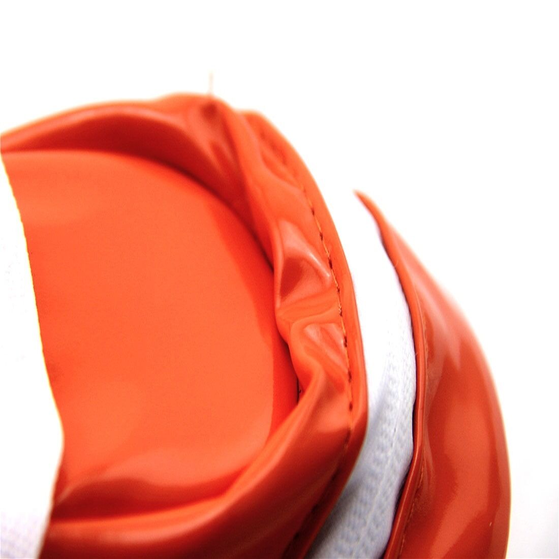 Orange ROSWHEEL Bike Bicycle Saddle Rear Seat Bag Patent Leather Waterproof