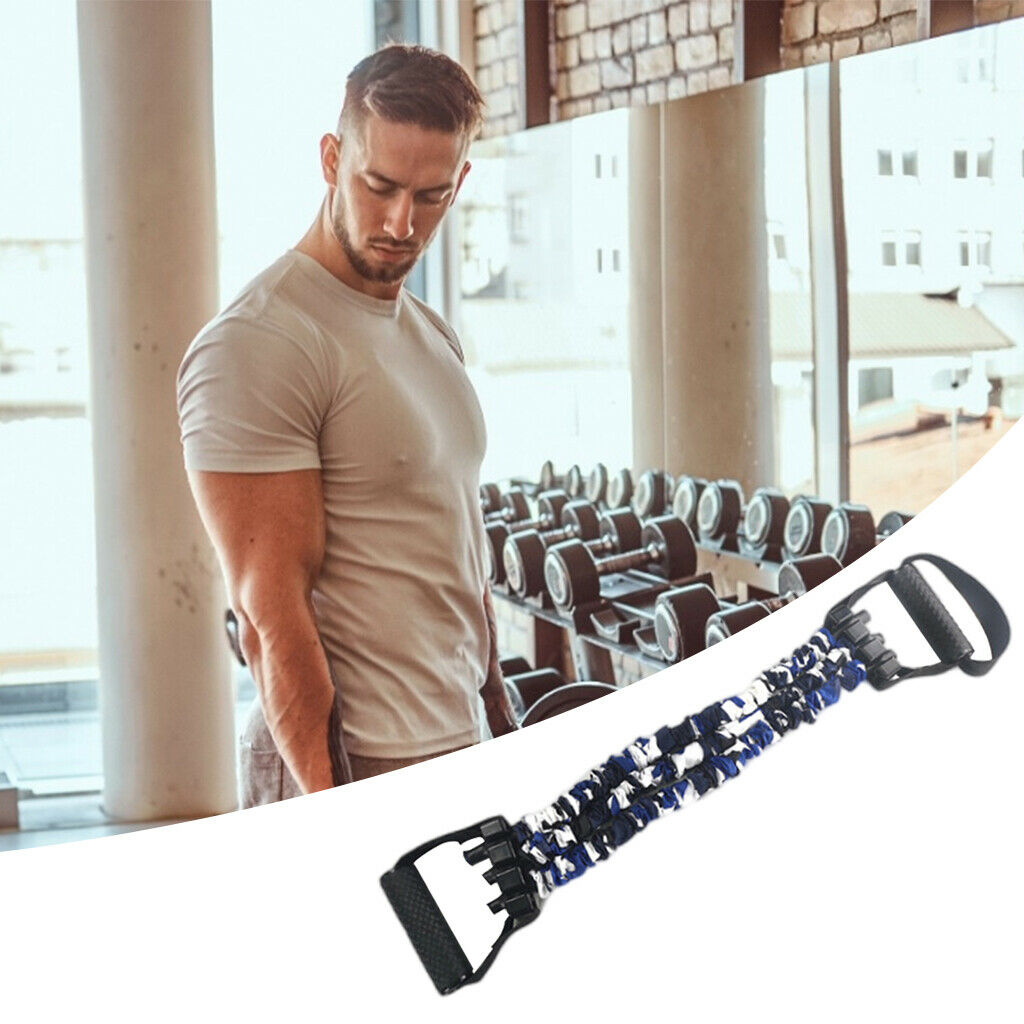 Chest Expander Resistance Bands Muscle Training Body Building 135lbs