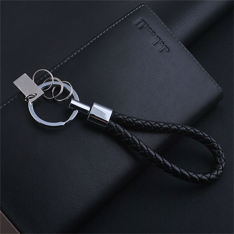 Cool Fashionable Leather Key Chain Ring Keyfob Car Keyring as Keychain  Gi.l8
