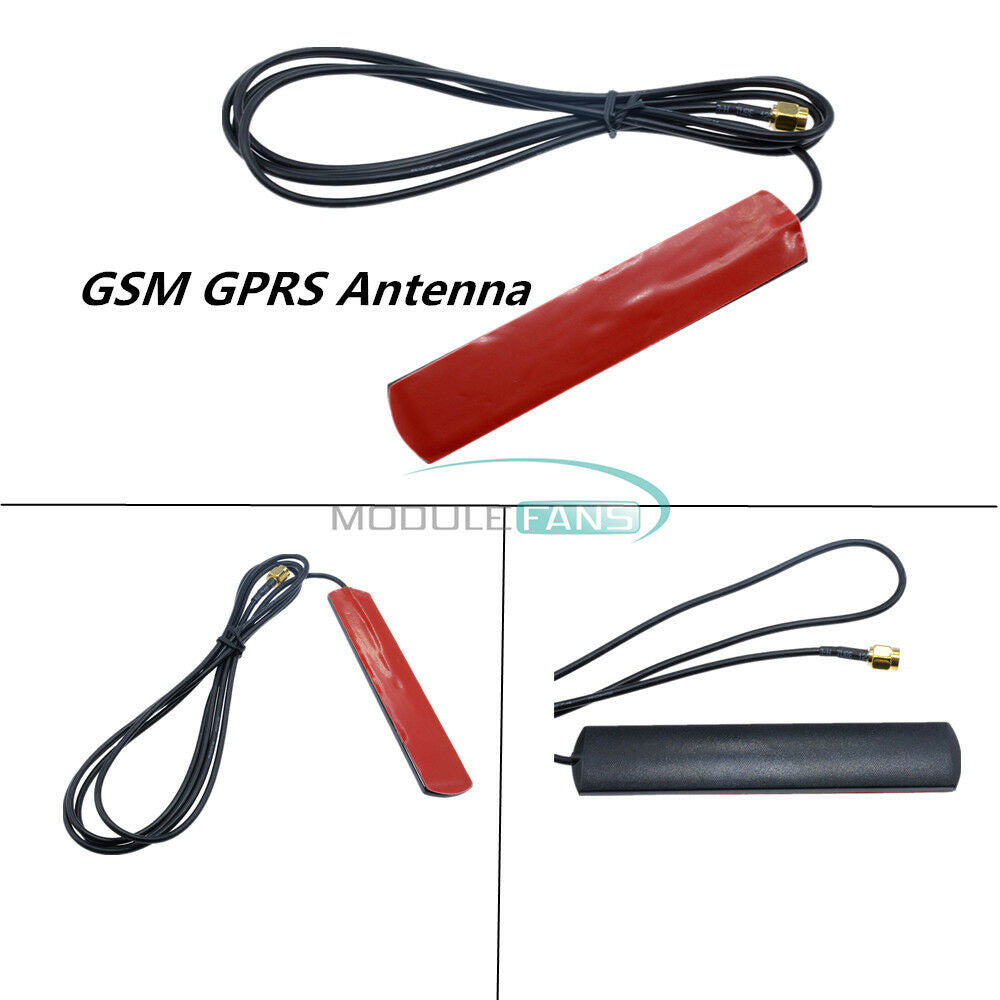 433 Mhz Cable GSM GPRS Antenna  90° 2.5dbi SMA Male Universal DAB Patch Aerial