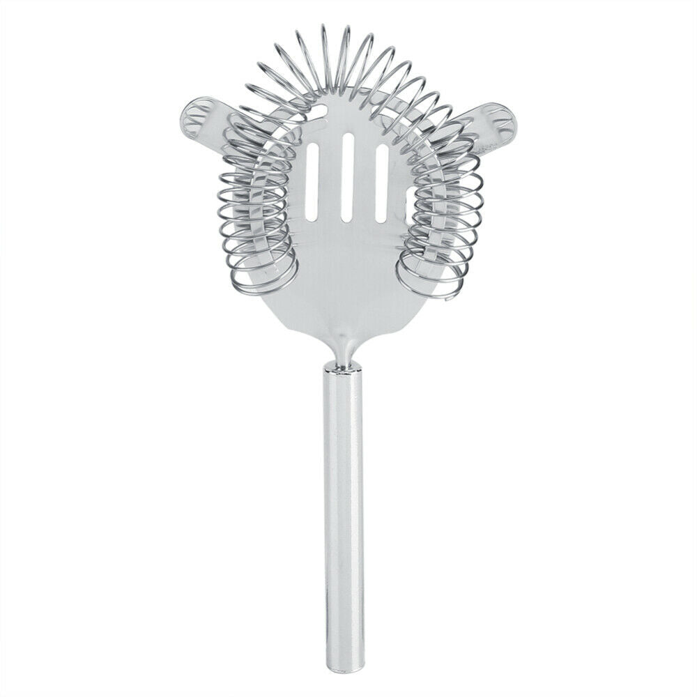 8Pcs Stainless Steel Cocktail Shaker Set Ice Tong Mixing Spoon Pourers Bar Tools