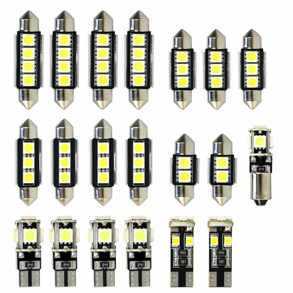 Error Free 20X Interior LED Light Pack Fits for Axdx A4 S4 B8 Avant 2009-2015