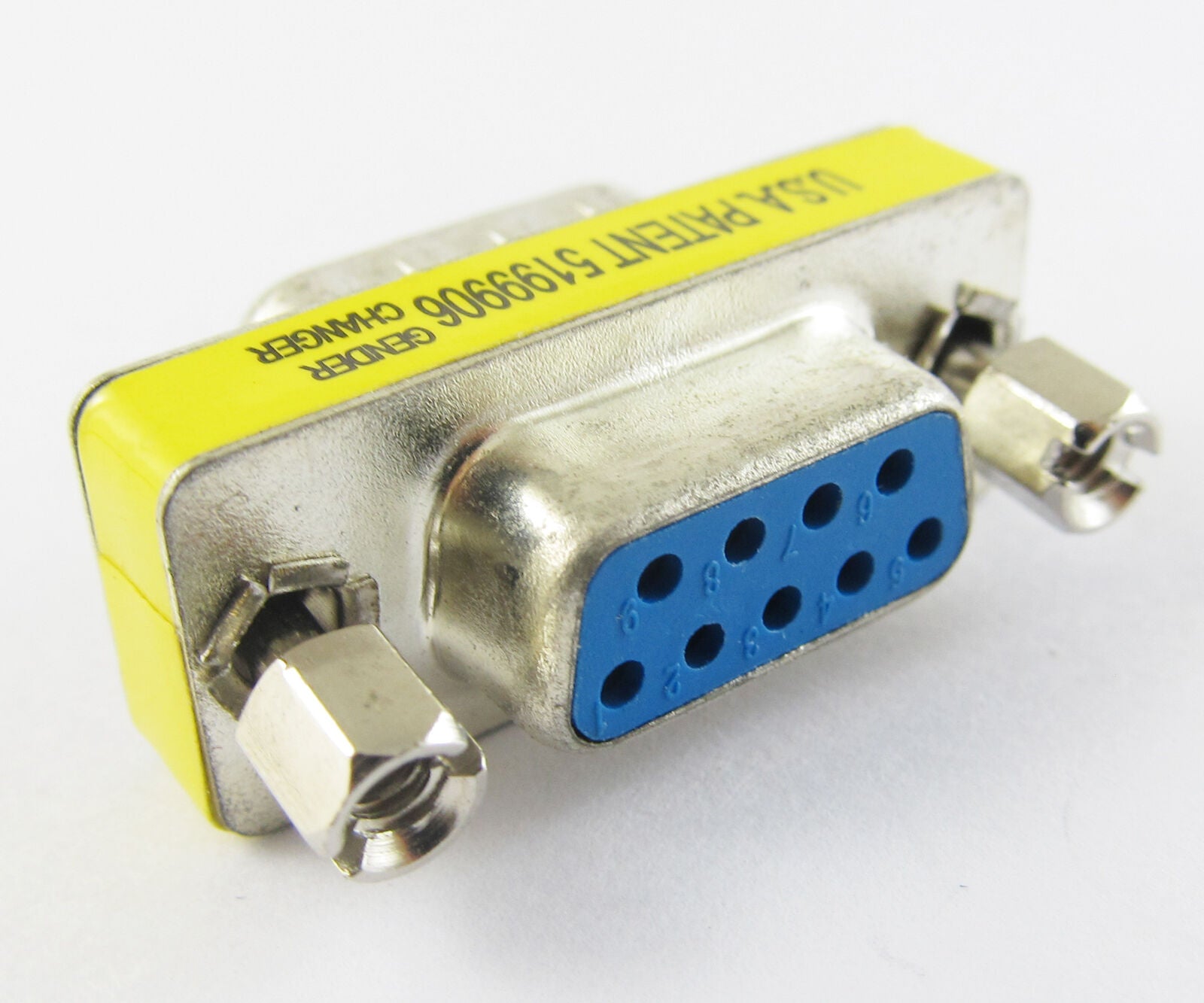 12pcs New RS-232 DB9 9-pin Female to D-Sub Male Plug Serial Mini Gender Changer