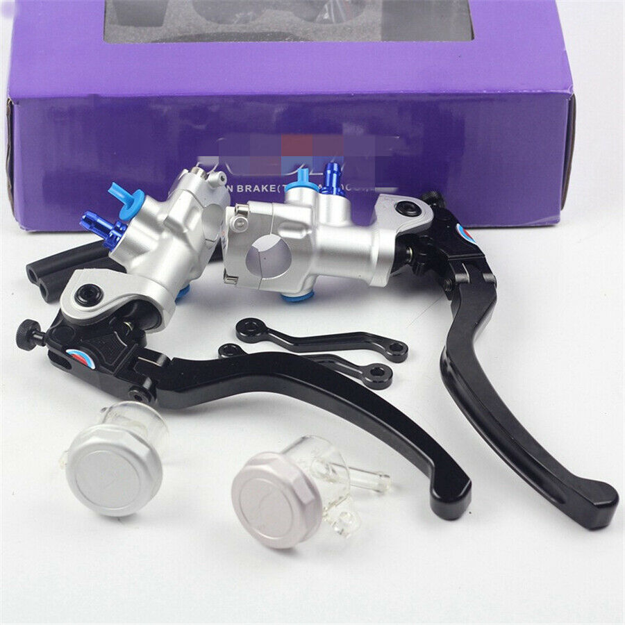 Left 17.5mm motorcycle brake clutch pump lever Radial master cylinder 7/8" 22mm