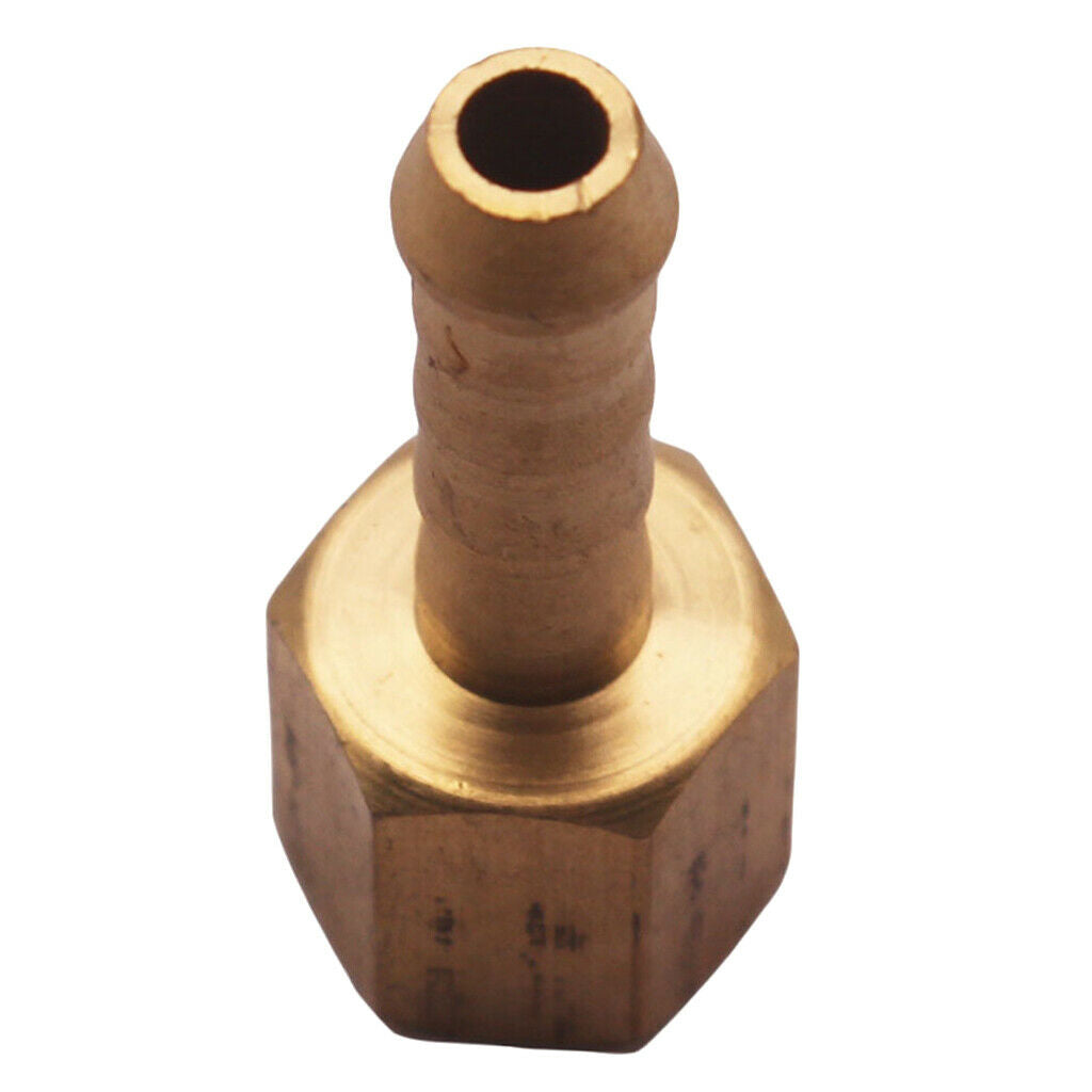 Brass 1/8'' Female NTP To 7mm Tail Baed Fitting for 1/8'' Hose ID