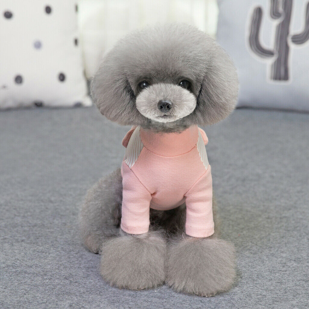 Dog Winter Coat Warm Vest Clothes Apparel for Small Medium Dog Cat pink