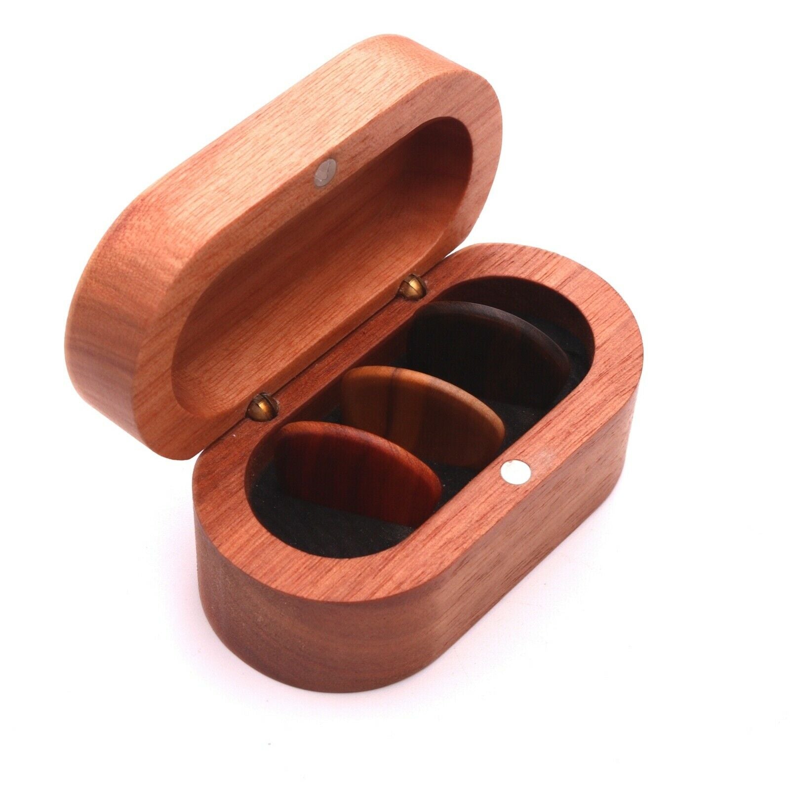 Acoustic Bass Ukulele Guitar Plectrum Case and 3 Guitar Picks for Beginner