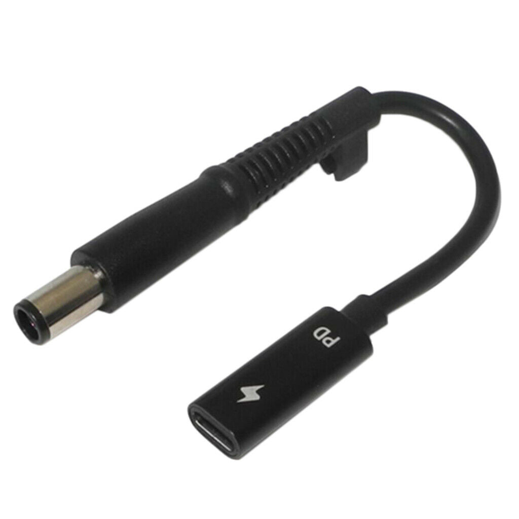 Type-C Female To 7406HP Straight Head PD Chip Line Interface Laptop Adapter
