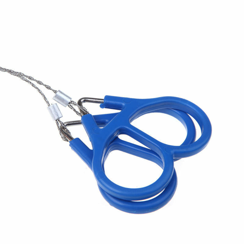 Outdoor Life Saving Wire Saw Stainless Steel Portable Rope Survival Camping Saws