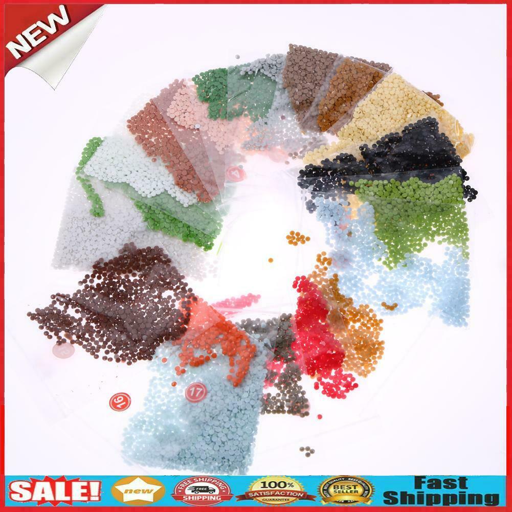 Fishs 5D Round Diamond DIY Painting Embroidery Craft Kit Home Decor Gifts @