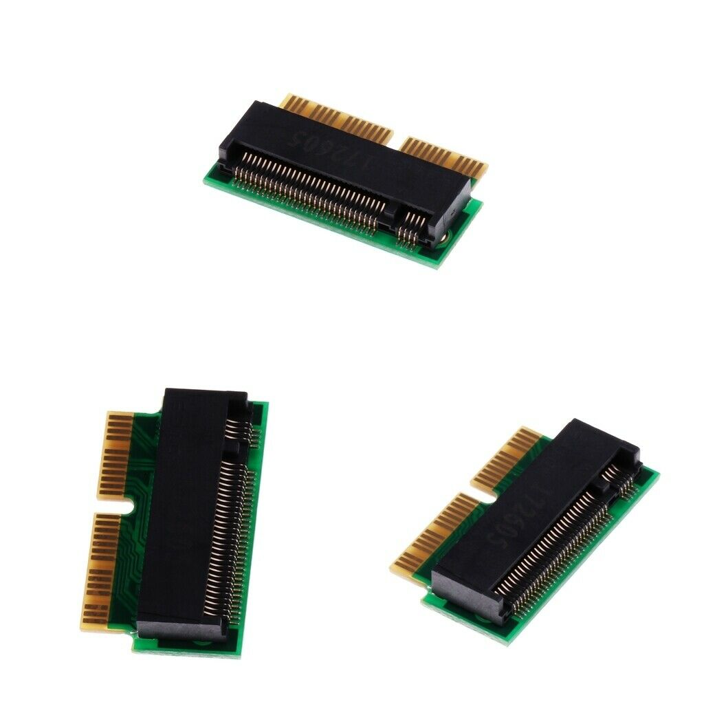 3Pcs 12+16pin to M.2 NGFF M-Key SSD Convert Card for 2014 2015 Macbook A1465