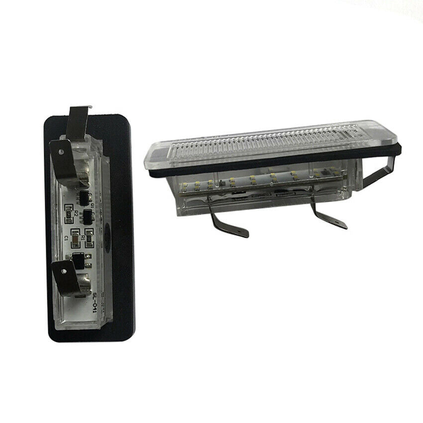 2pcs LED Licence Number Plate Light Lamp For Smart Fortwo Coupe W450 2004-2007