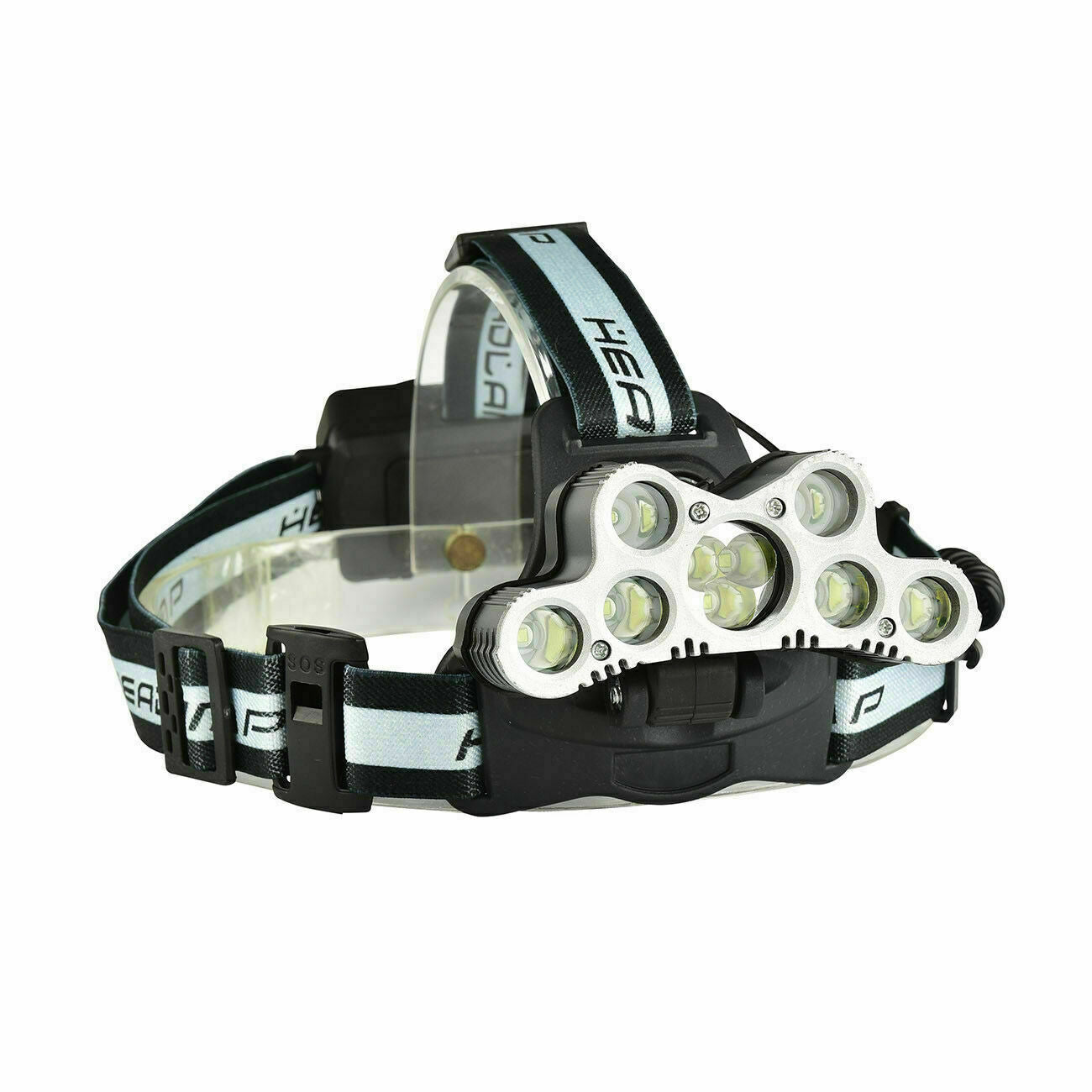 350000 Lumens 9LED Phare USB Rechargeable ImpermÃ©able RÃ©glable Angle Ir