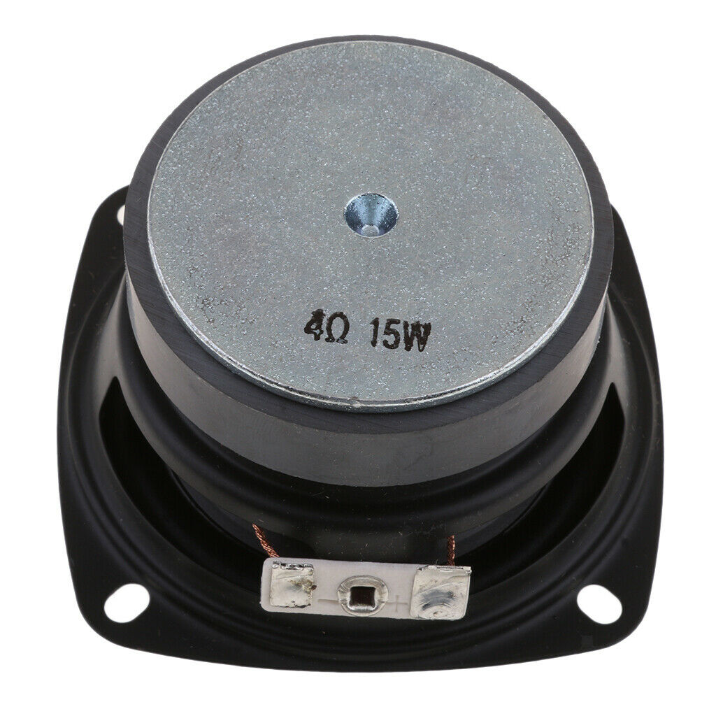 15W Stereo Audio Woofer Bass Speaker 3Inch 4 Ohm Full range DIY Loudspeaker
