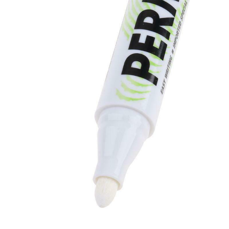 White Marker Pen Paint Oil Car Tire Marker Pen Waterproof Paint Graffiti Pen