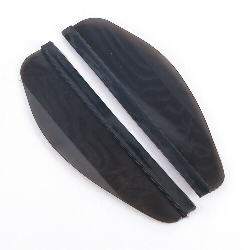 Side Rear Mirror Visor Car Accessories Rain Snow Guard Black Eyebrow 2 Pcs/Kit