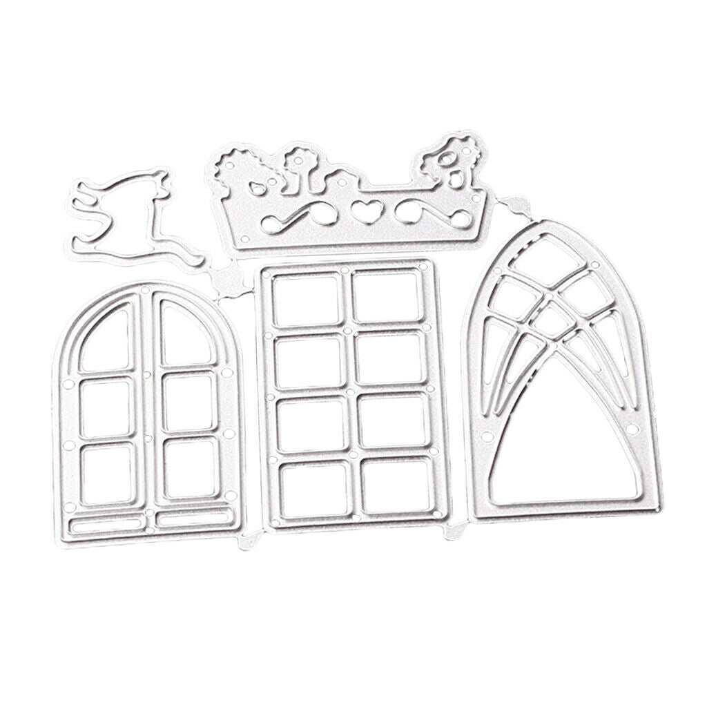 Cat Window Metal Cutting Dies Mould Stencil For Photo Album Decoration