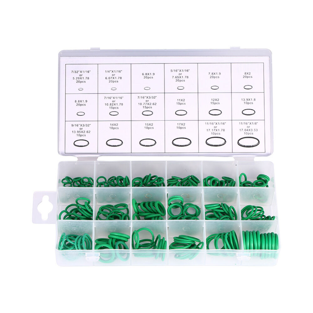 270pc 18 Size Car HNBR A/C System Air Conditioning O-Ring Seals Vehicle Kit Tool