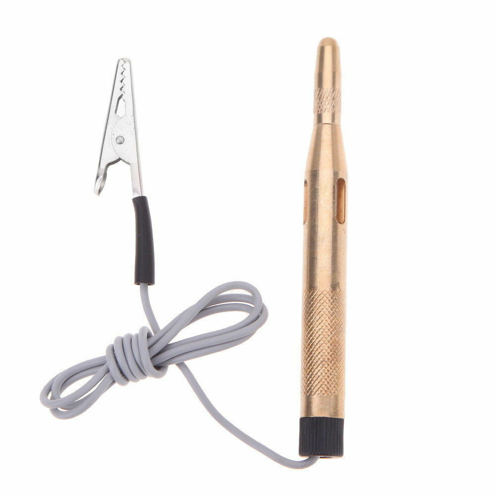 Well Car Motorcycle Circuit Tester 6V 12V 24Volt Gauge Test Voltmeter Light_BDA
