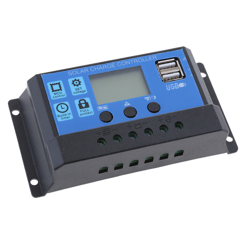 10A PWM Solar Battery Panel Charger Controller Regulator with LCD